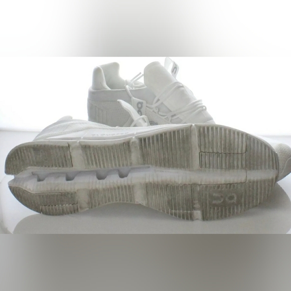 On Cloudnova Mesh Running Sneakers In White Size Men 13 M - Picture 5 of 6